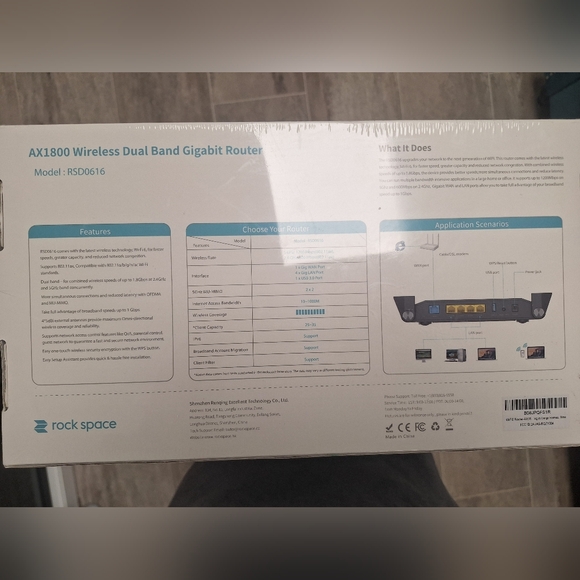 Rock Space Dual Band WiFi Router - NEW in sealed box - Picture 2 of 2